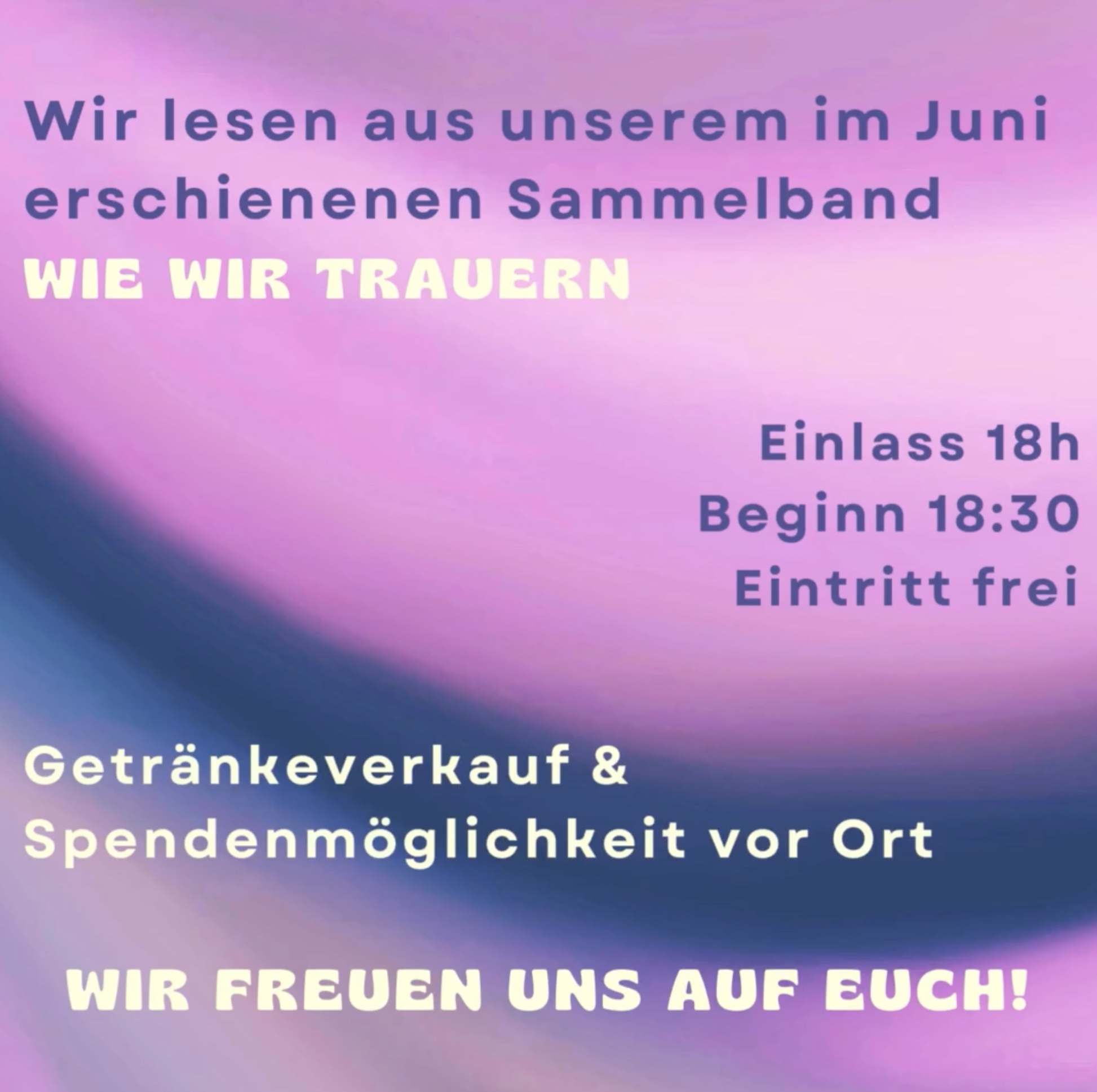 Lesung - Wie wir trauern